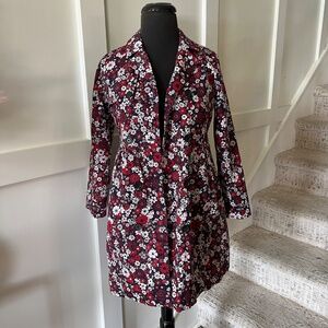 Brooks Brothers Kids Floral Jacket - Red and White size large